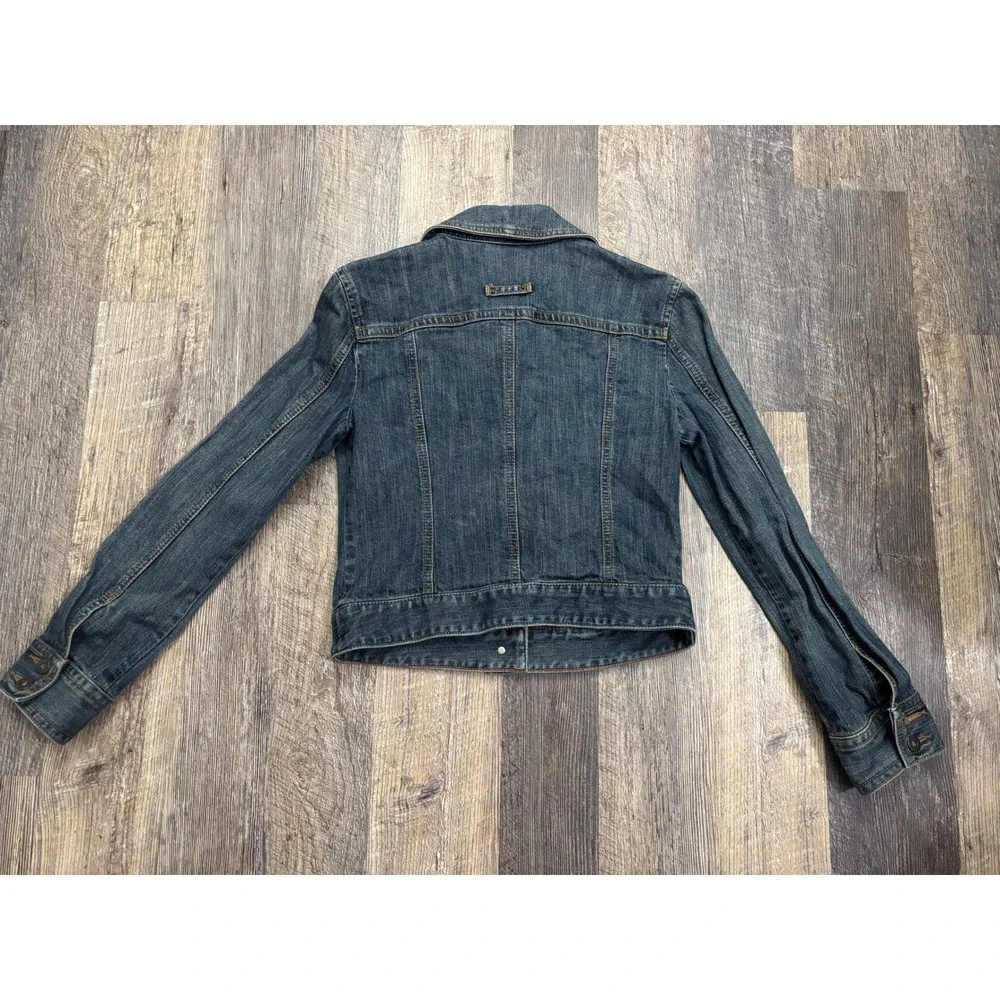 Ann Taylor LOFT Womens Denim Jacket Medium Wash‎ Blue Jean Jacket Size 2